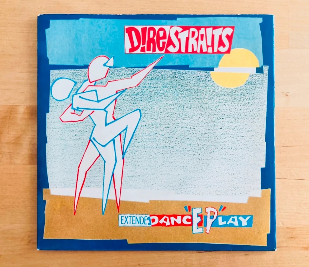 Disque vinyle 45T Dire Straits extented Dance play Twisting by the pool.